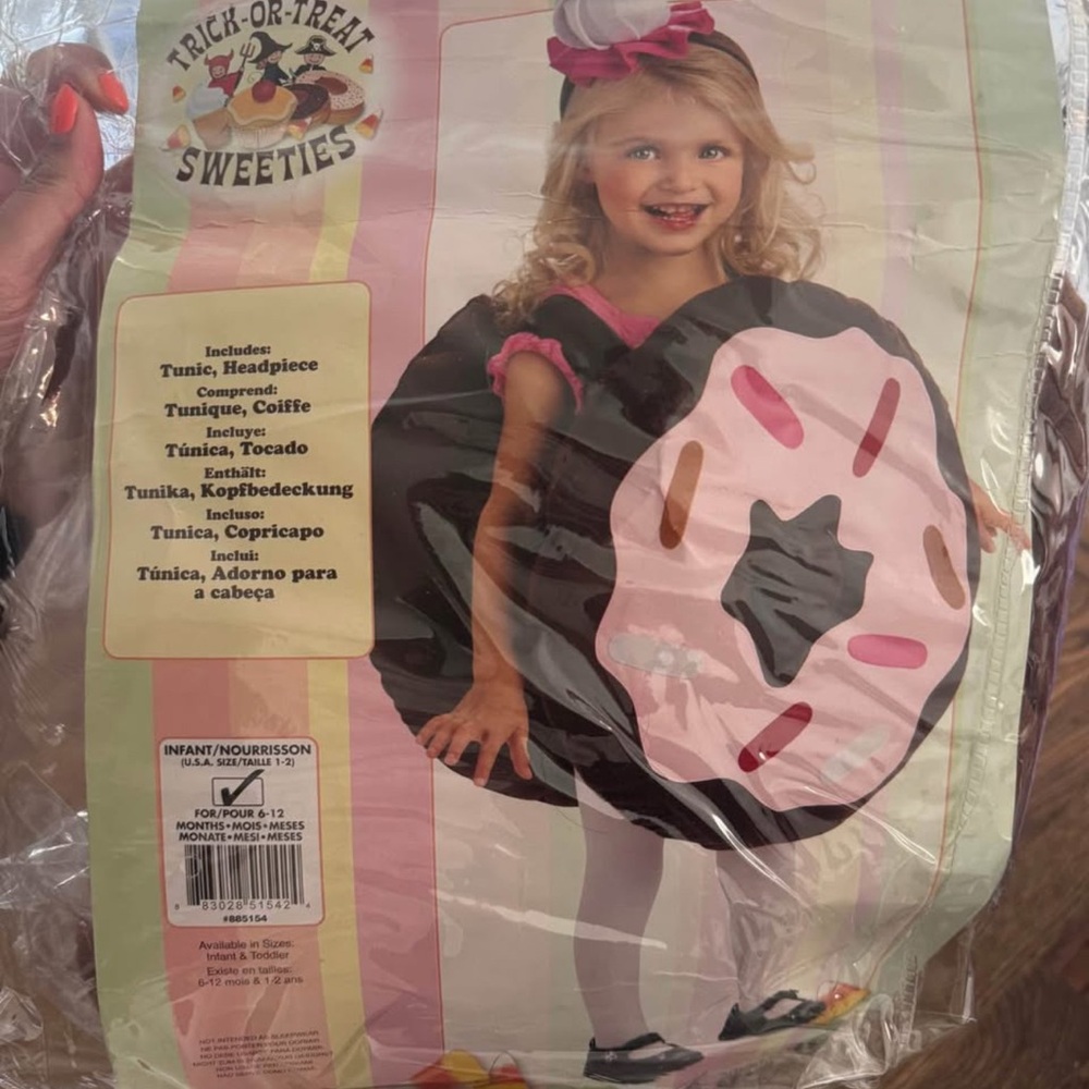 Donut Costume for Kids - Pink and Brown